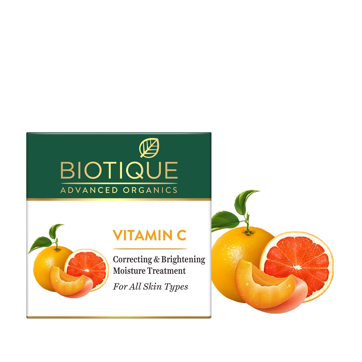 Biotique Vitamin C Correcting and Brightening Moisture Treatment, 50g - Image 2 - Buy from Indicrest