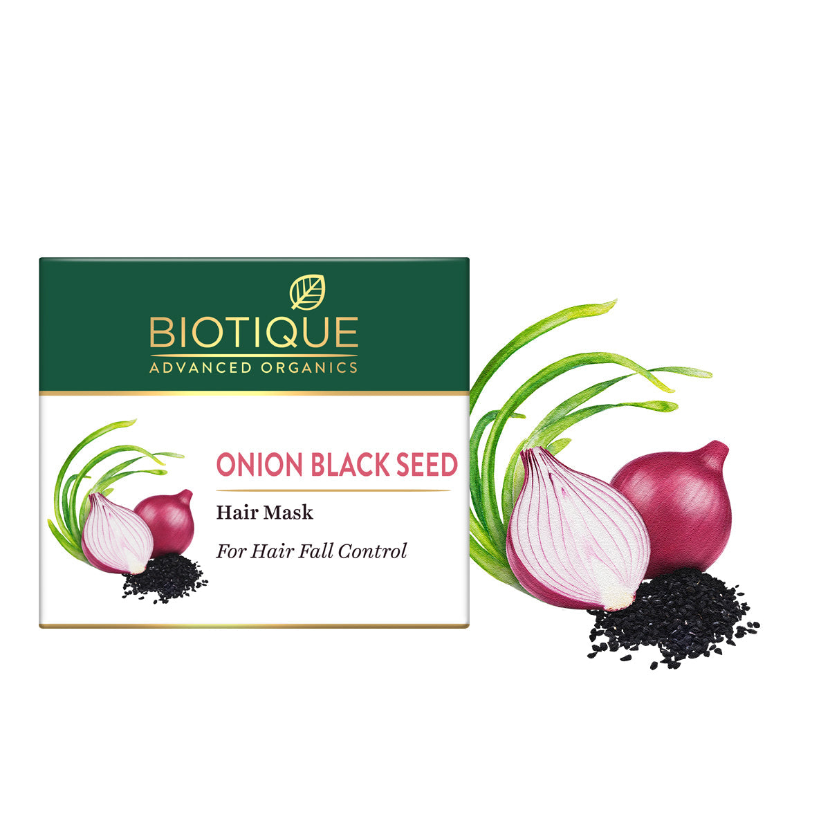 Biotique Onion  Black Seed Hair Mask, 175g - Image 3 - Buy from Indicrest