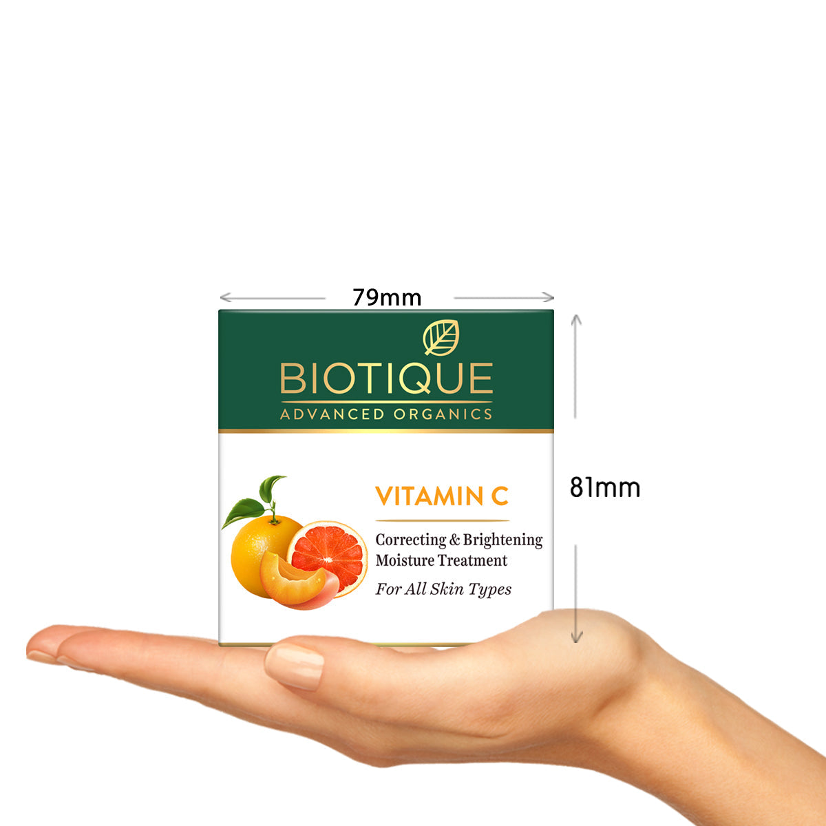 Biotique Vitamin C Correcting and Brightening Moisture Treatment, 50g - Image 3 - Buy from Indicrest