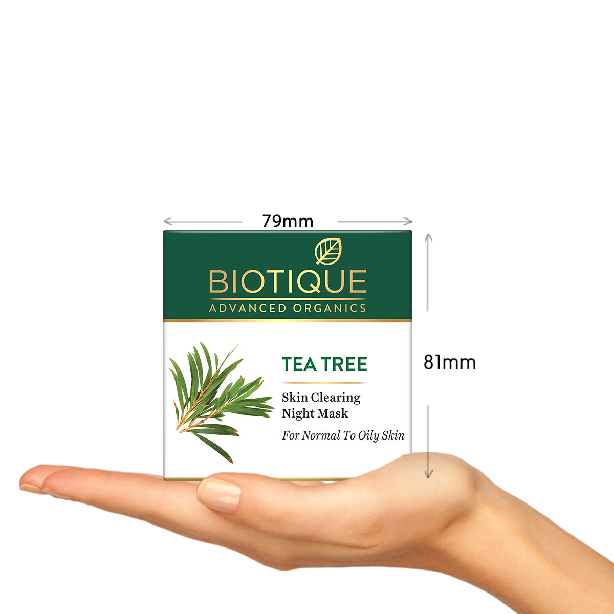 Biotique Tea Tree skin clearing Night mask, 50g - Image 4 - Buy from Indicrest