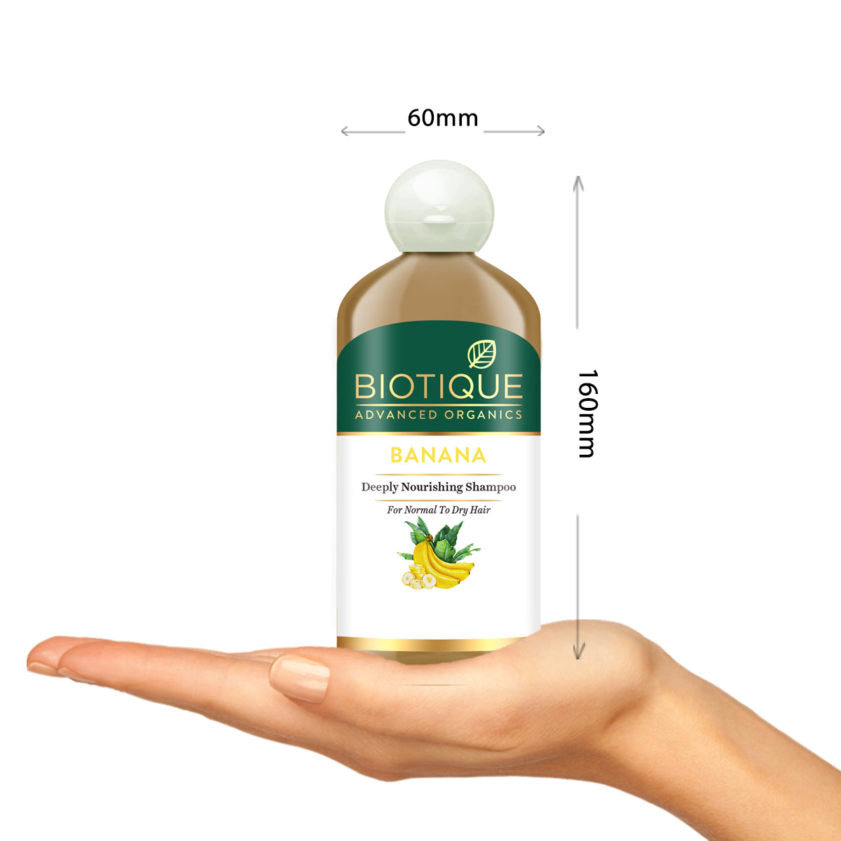 Biotique Banana deeply nourishing shampoo 300ml - Image 4 - Buy from Indicrest