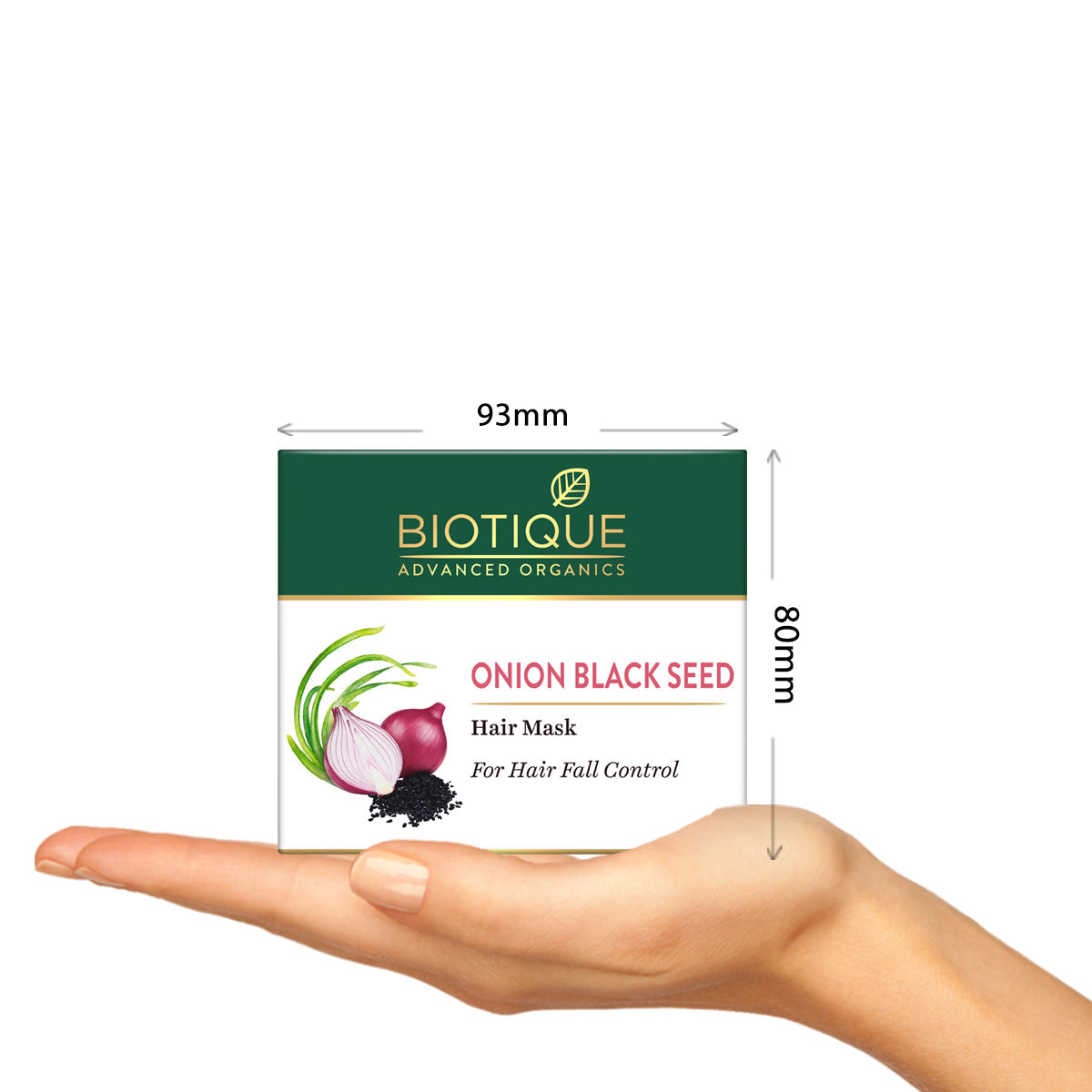 Biotique Onion  Black Seed Hair Mask, 175g - Image 4 - Buy from Indicrest