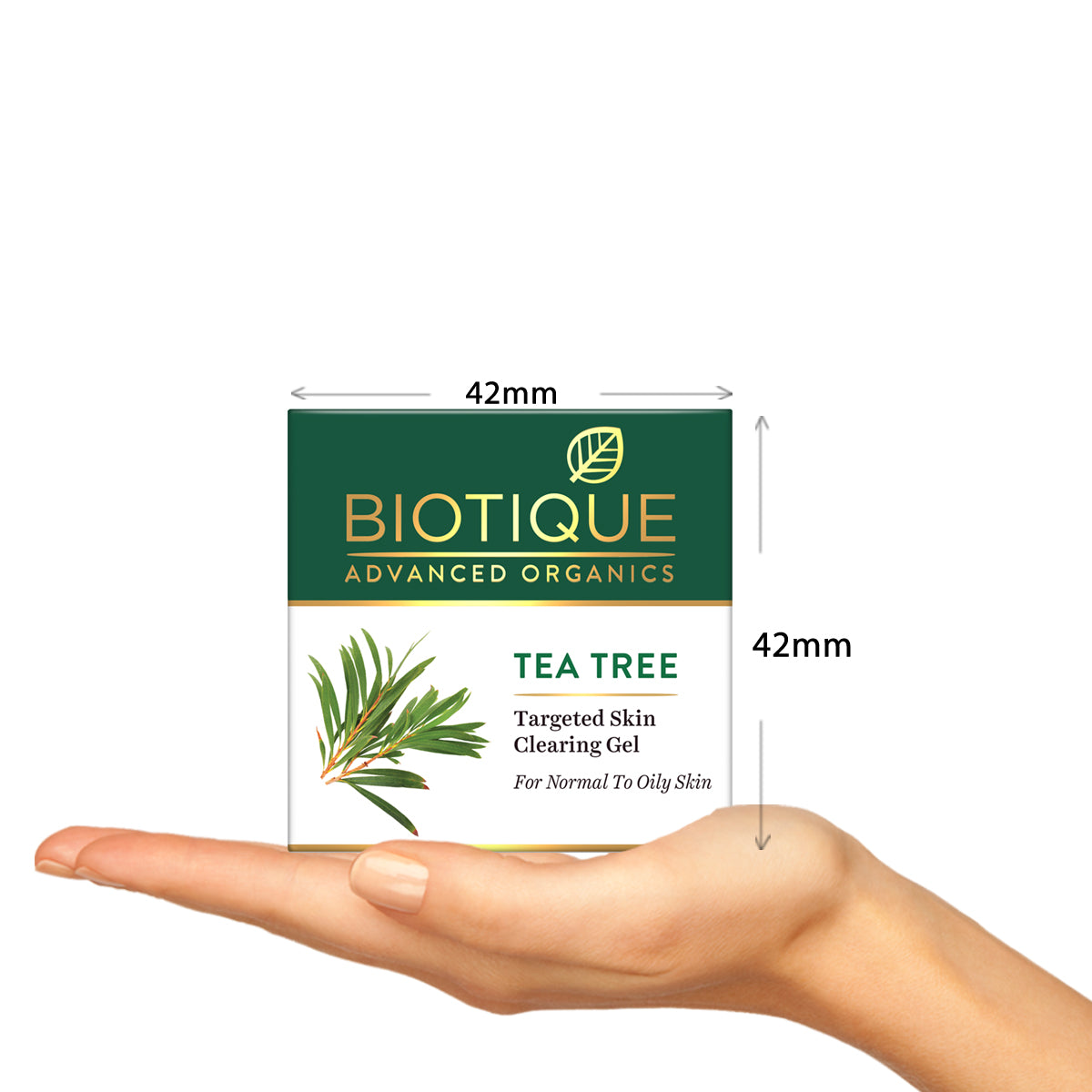 Biotique Tea Tree targetted skin clearing gel, 15g (N24) - Image 4 - Buy from Indicrest