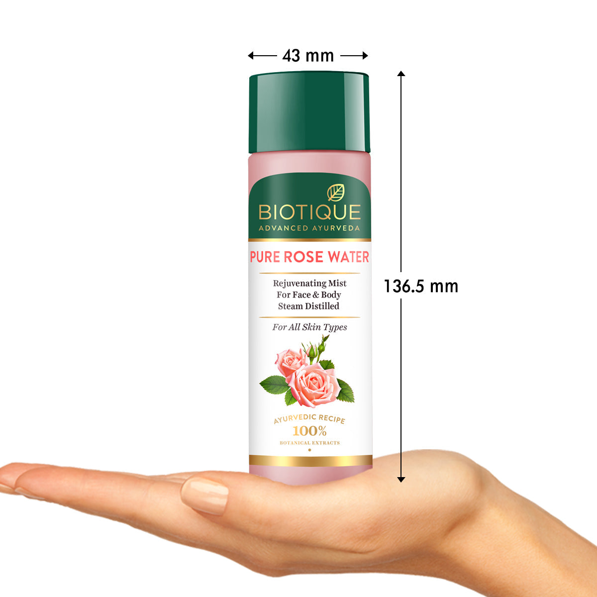 Biotique Rose Pore Tightening Toner With Himalayan Waters, 120ml - Image 4 - Buy from Indicrest
