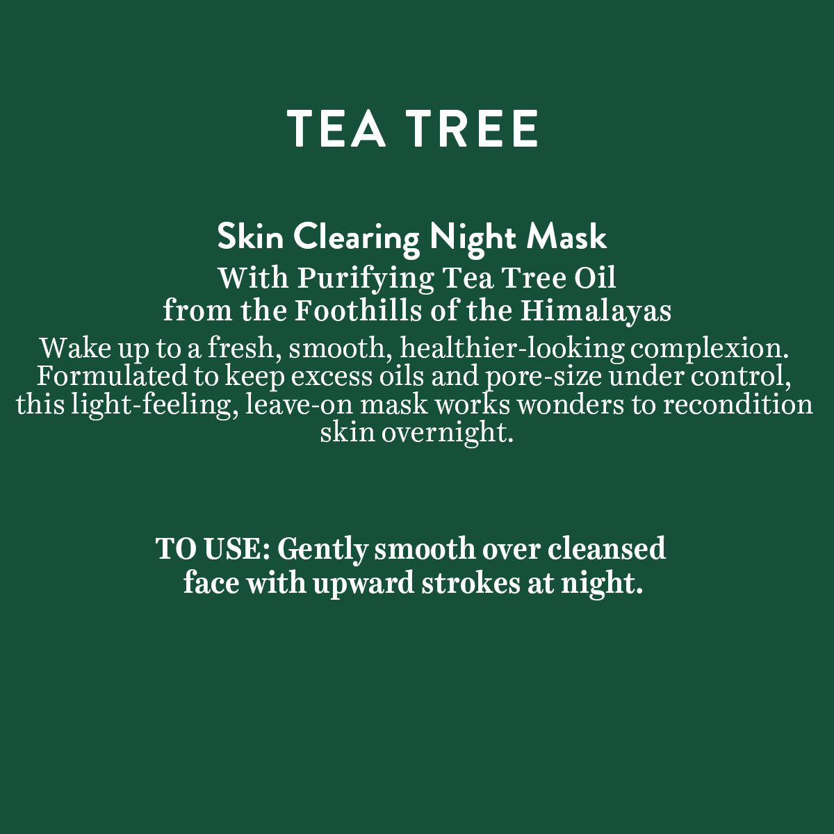 Biotique Tea Tree skin clearing Night mask, 50g - Image 5 - Buy from Indicrest