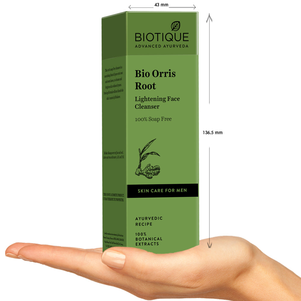 Biotique Orris Root Brightening Face Wash, 120ml - Image 3 - Buy from Indicrest