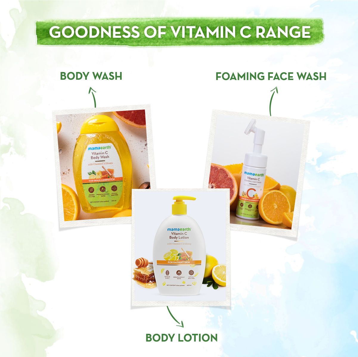 Mamaearth Vitamin C Body Lotion with Vitamin C and Honey for Radiant Skin, 400ml - Image 6 - Buy from Indicrest