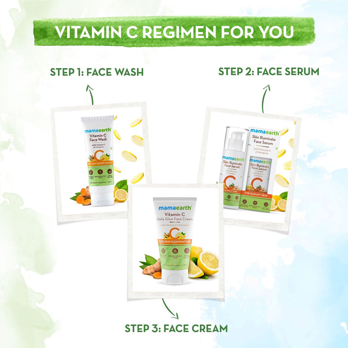 Mamaearth Vitamin C Daily Glow Face Cream With Vitamin C & Turmeric for Skin Illumination, Pack of 2 X 150g - Image 6 - Buy from Indicrest