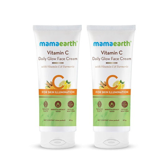 Mamaearth Vitamin C Daily Glow Face Cream, 80g, Pack of 2 - Image 7 - Buy from Indicrest