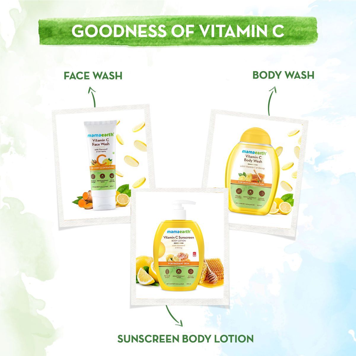 Mamaearth Sunscreen Body Lotion with SPF 30, 300ml | Vitamin C - Image 5 - Buy from Indicrest