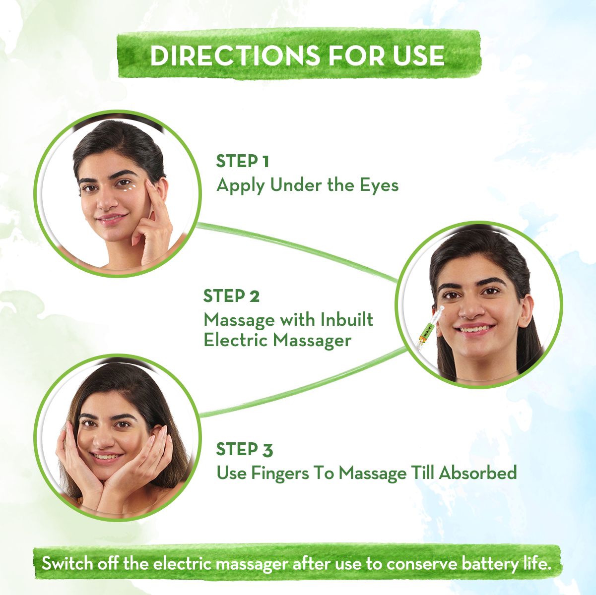 Mamaearth Vitamin C Under Eye Cream with Gotu Kola & Niacinamide for Brightening Under Eyes, 20ml - Image 4 - Buy from Indicrest