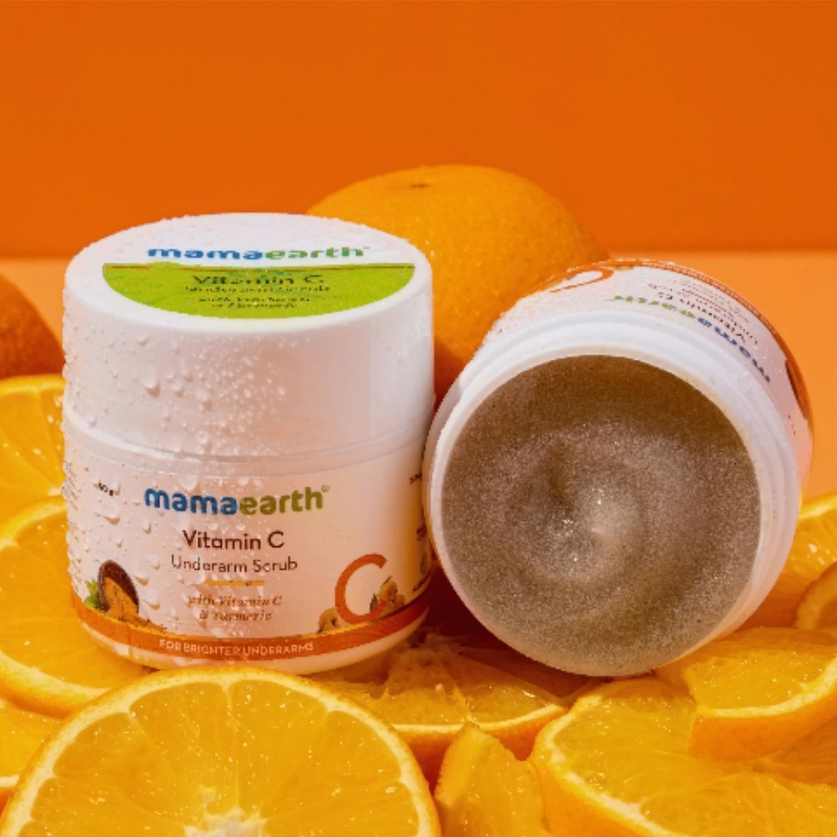 Mamaearth Vitamin C Underarm Scrub with Vitamin C and Turmeric for Brighter Underarms, 50g - Image 2 - Buy from Indicrest