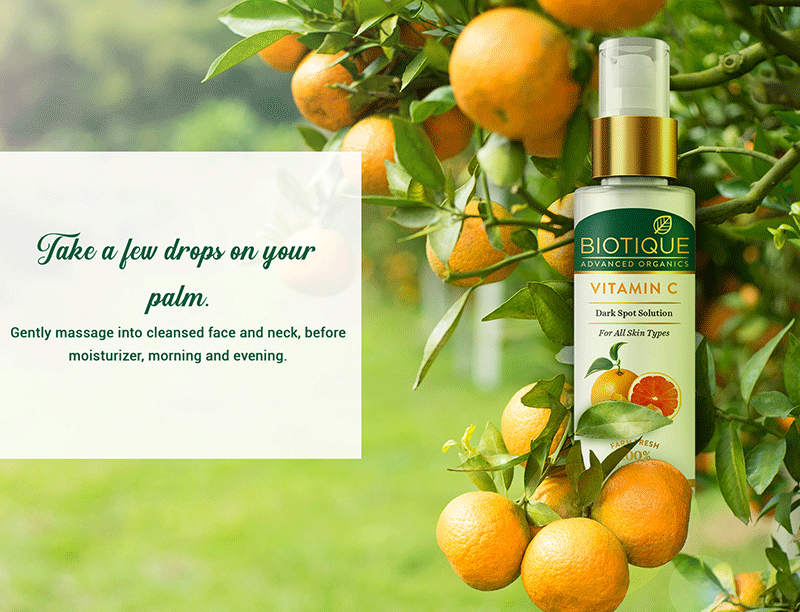Biotique Vitamin C Dark spot solution, 30ml (Pack of 2) - Image 6 - Buy from Indicrest
