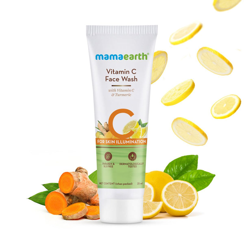 Mamaearth Vitamin C face wash with Turmeric for Skin Illumination, 20ml copy - Buy from Indicrest