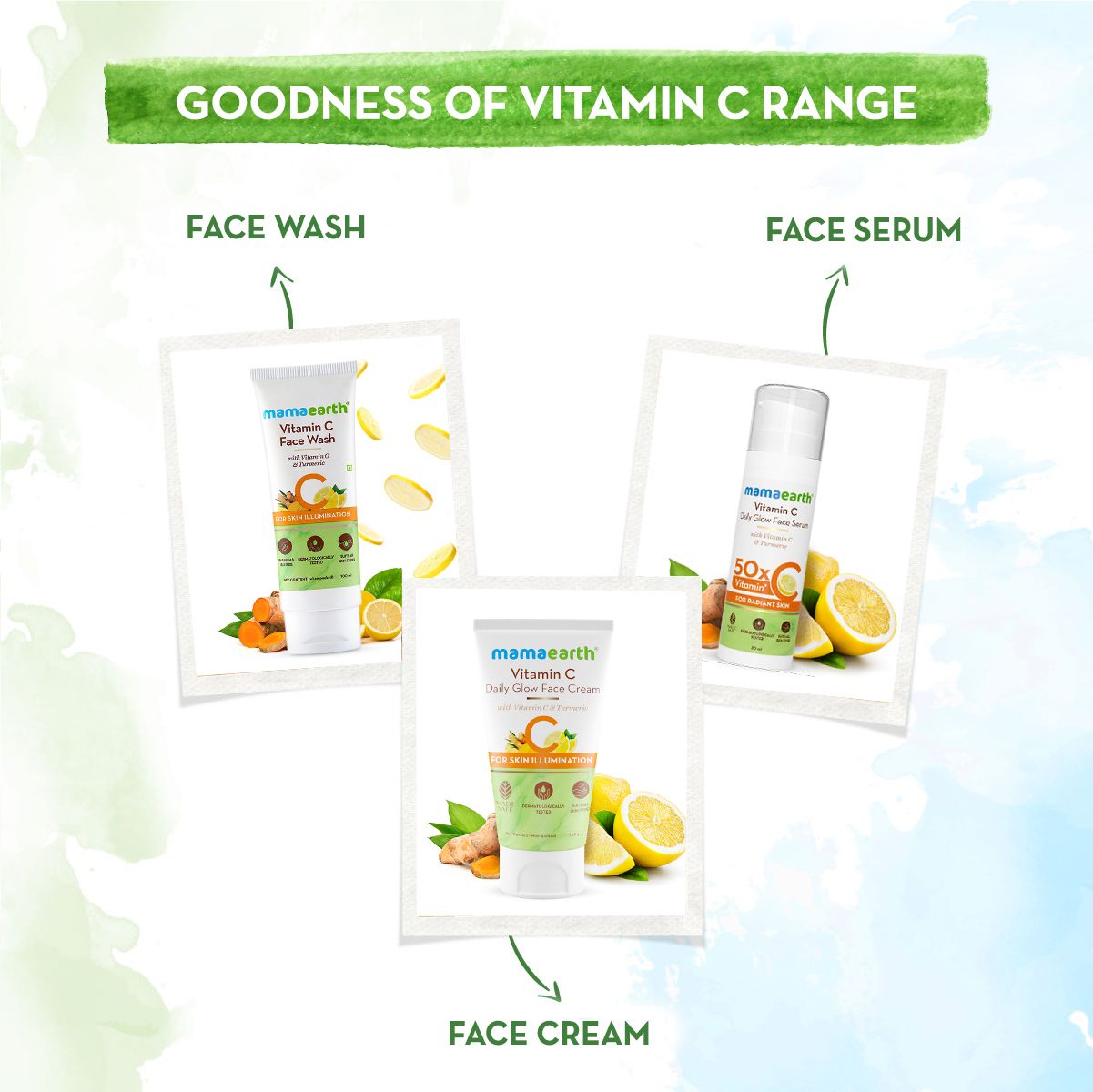 Mamaearth Vitamin C Daily Glow Face Serum With Vitamin C & Turmeric for Radiant Skin, 30ml (Pack of 2) - Image 6 - Buy from Indicrest