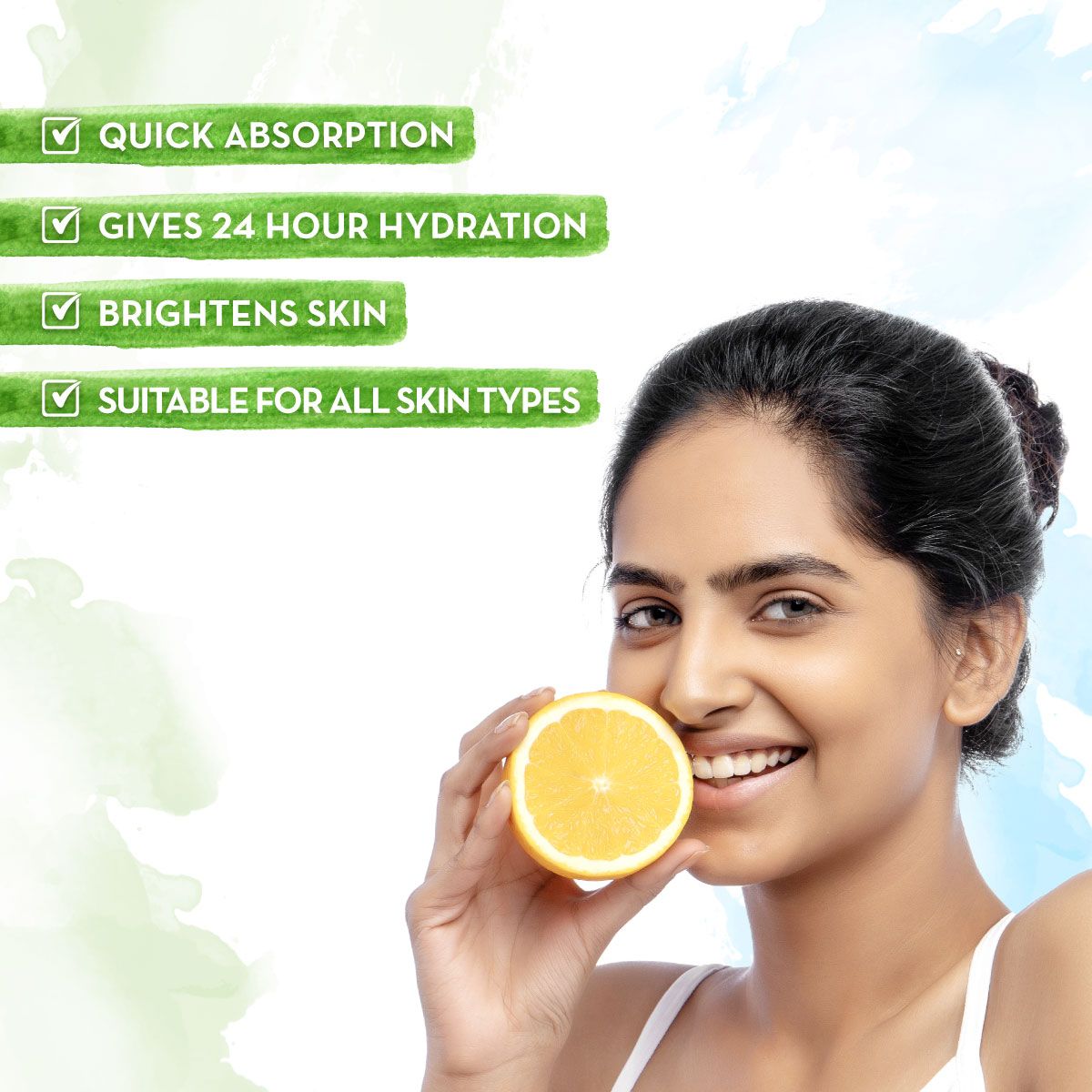 Mamaearth Vitamin C Ultra Light Gel Oil-Free Moisturizer with Vitamin C and Aloe Vera Water for Glowing Hydration, 200ml - Image 2 - Buy from Indicrest