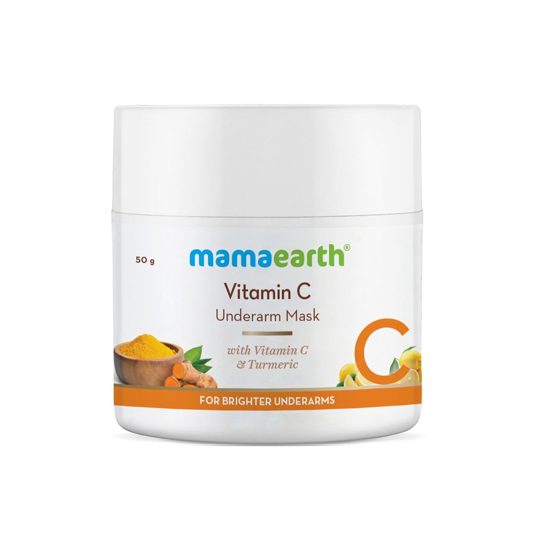 Mamaearth Vitamin C Underarm Mask with Vitamin C & Turmeric for Brighter Underarms, 50g - Image 9 - Buy from Indicrest
