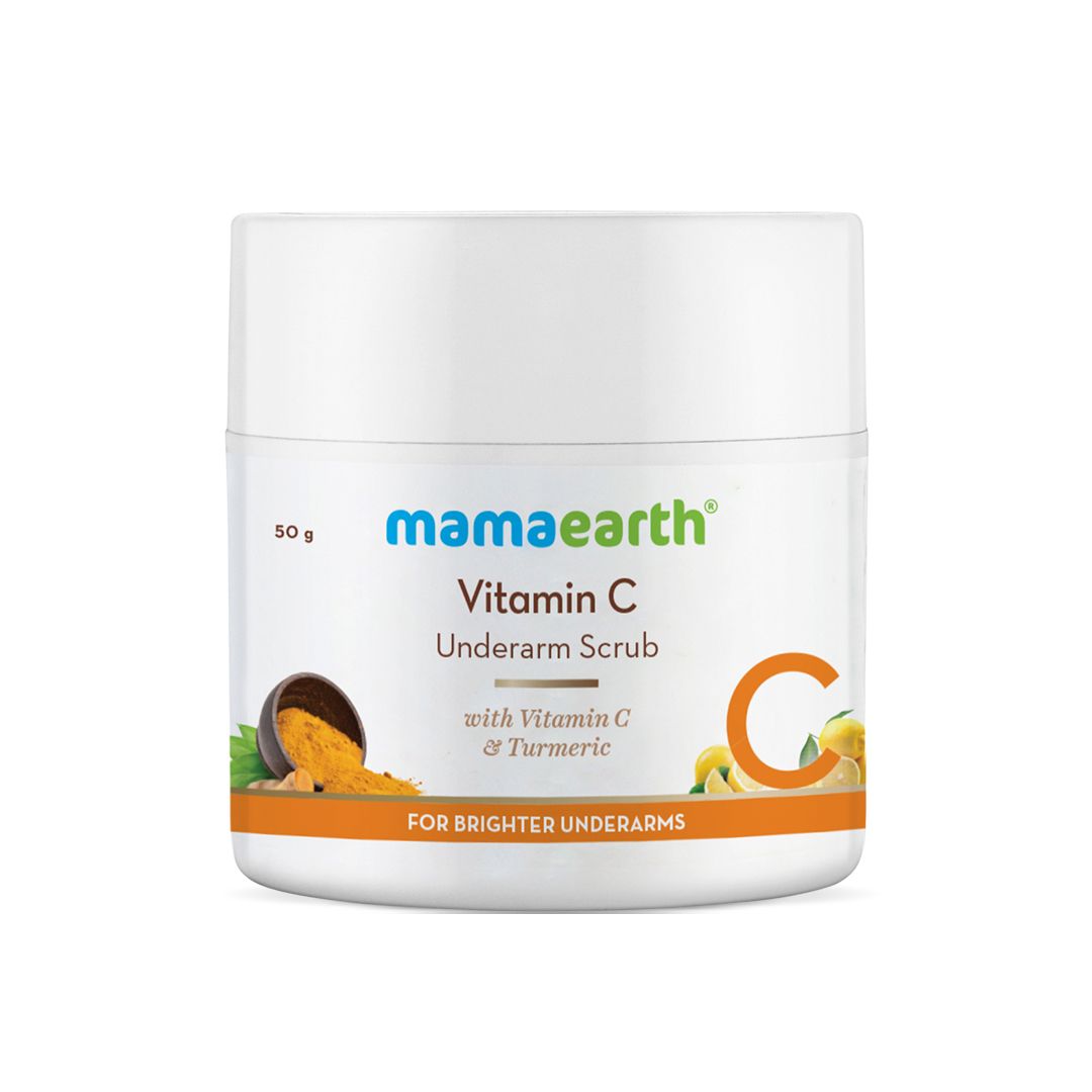 Mamaearth Vitamin C Underarm Scrub with Vitamin C and Turmeric for Brighter Underarms, 50g - Image 9 - Buy from Indicrest