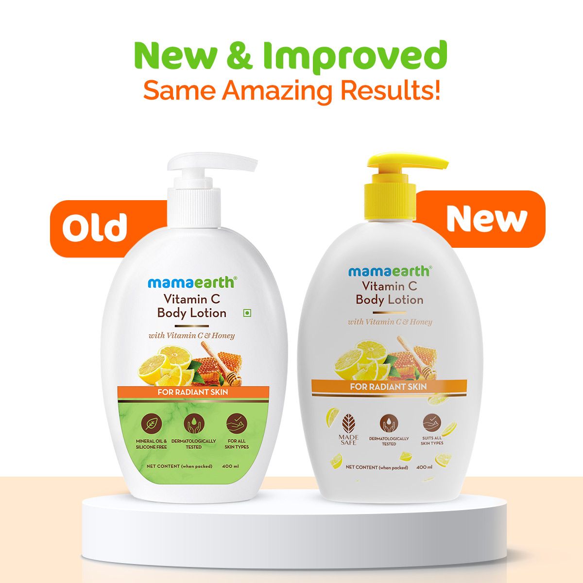 Mamaearth Vitamin C Body Lotion with Vitamin C and Honey for Radiant Skin, 400ml - Image 4 - Buy from Indicrest