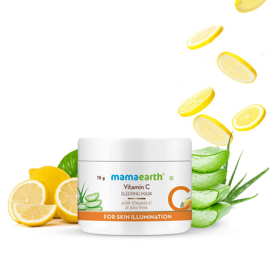 Mamaearth Vitamin C Sleeping Mask, 15g - Buy from Indicrest