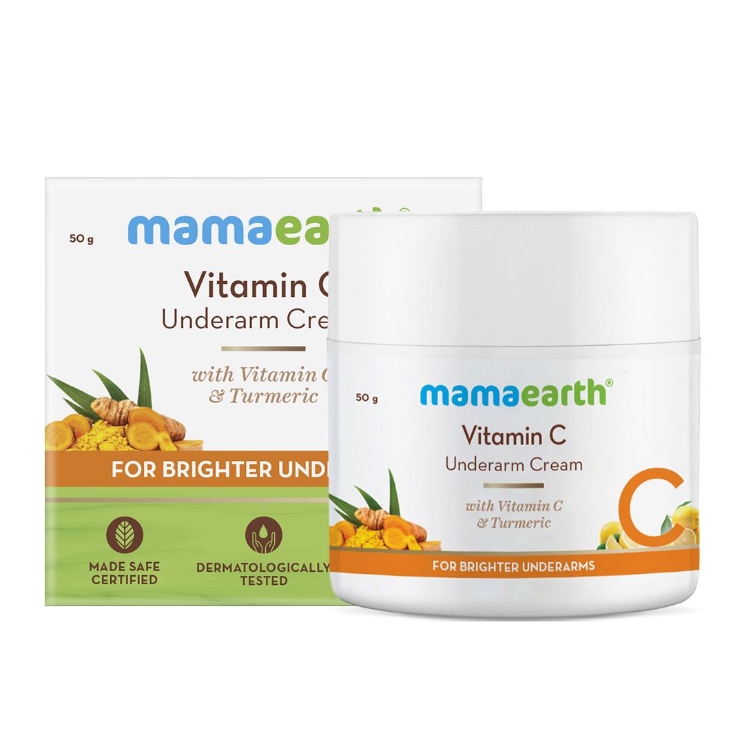 Mamaearth Vitamin C Underarm Cream with Vitamin C & Turmeric for Brighter Underarms, 50g - Image 3 - Buy from Indicrest