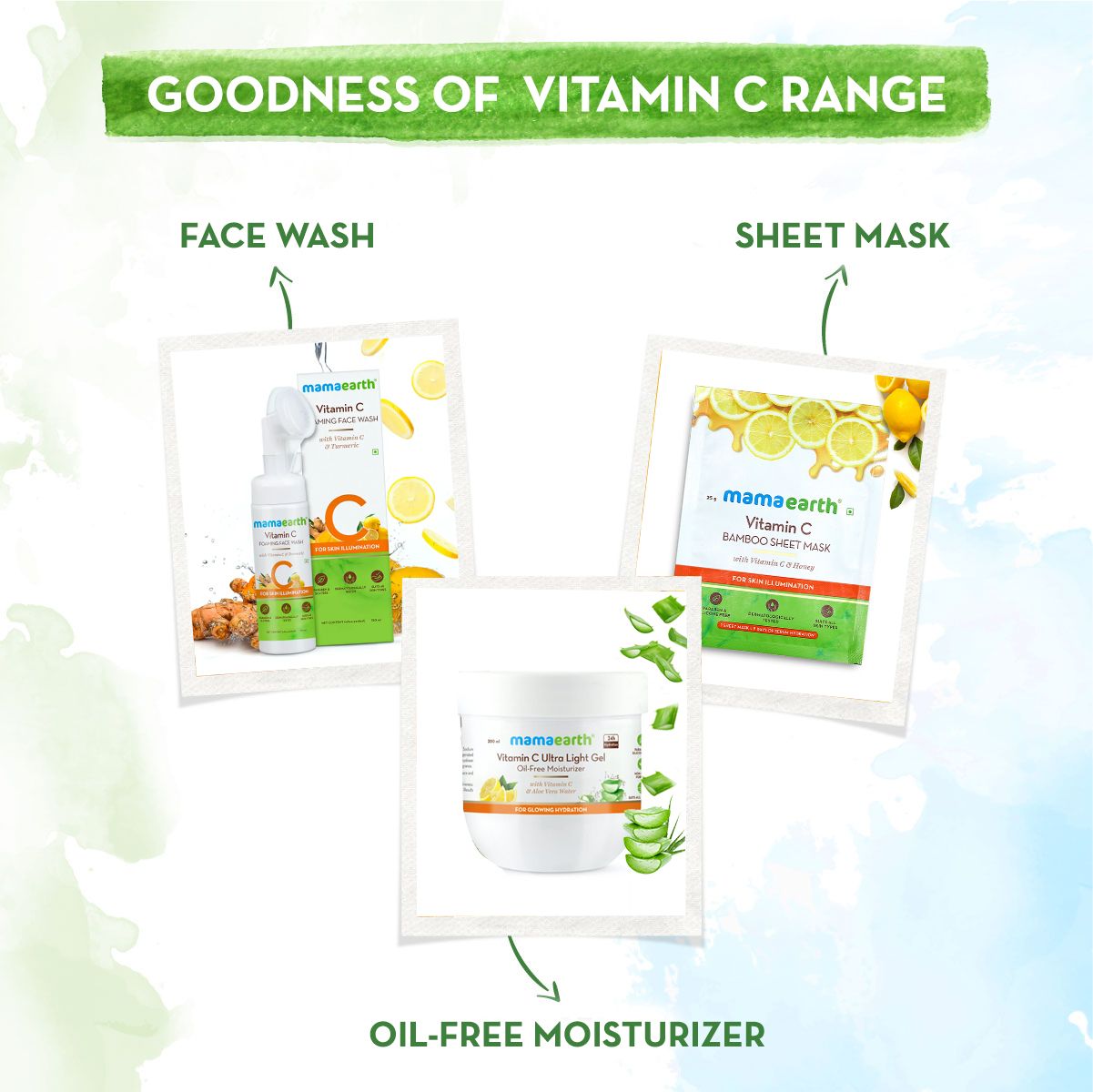 Mamaearth Vitamin C Bamboo Sheet Mask with Vitamin C and Honey for Skin Illumination, 25g - Image 6 - Buy from Indicrest