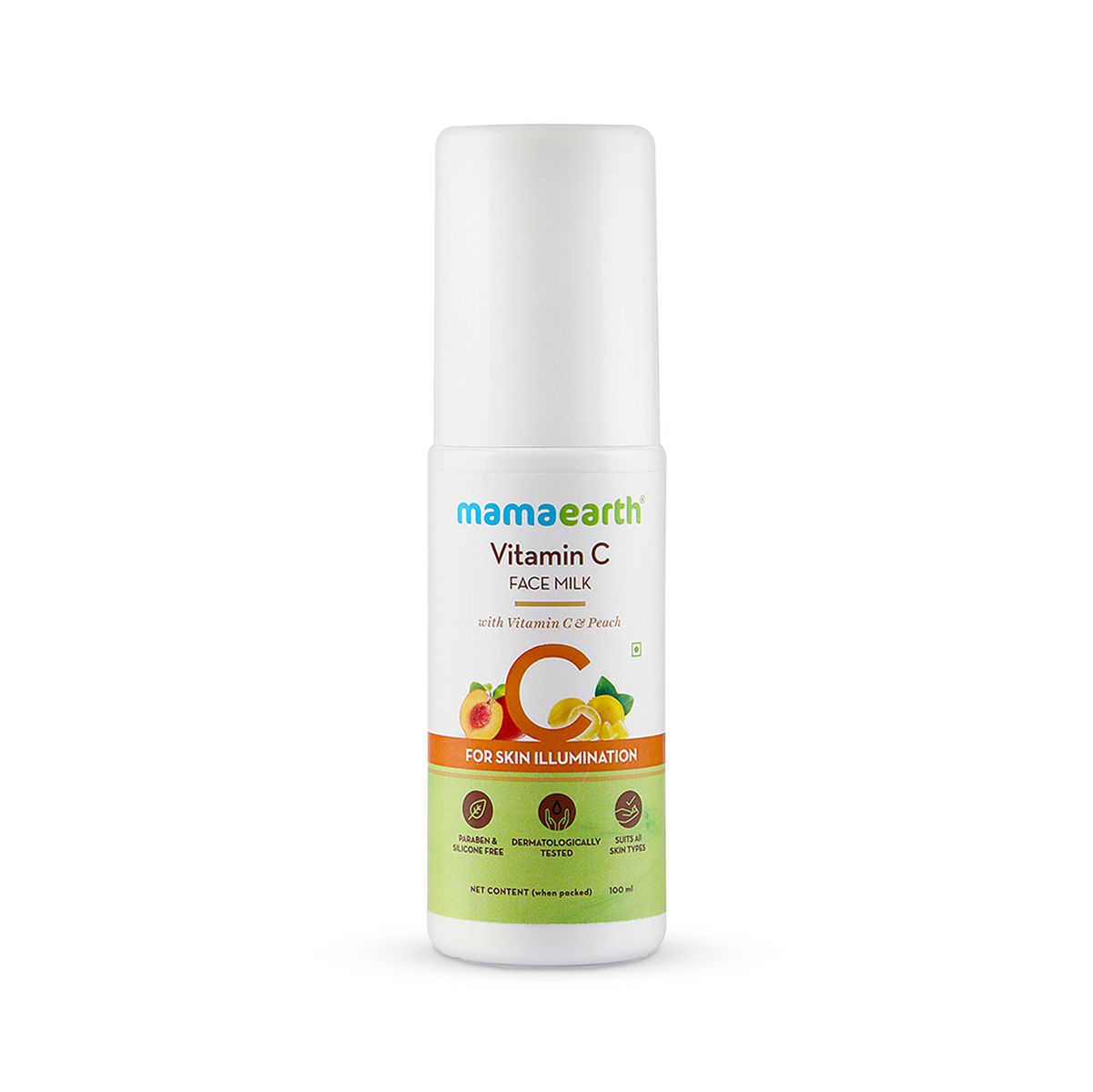 Mamaearth Vitamin C Face Milk with Vitamin C and Peach for Skin Illumination, 100ml - Image 7 - Buy from Indicrest