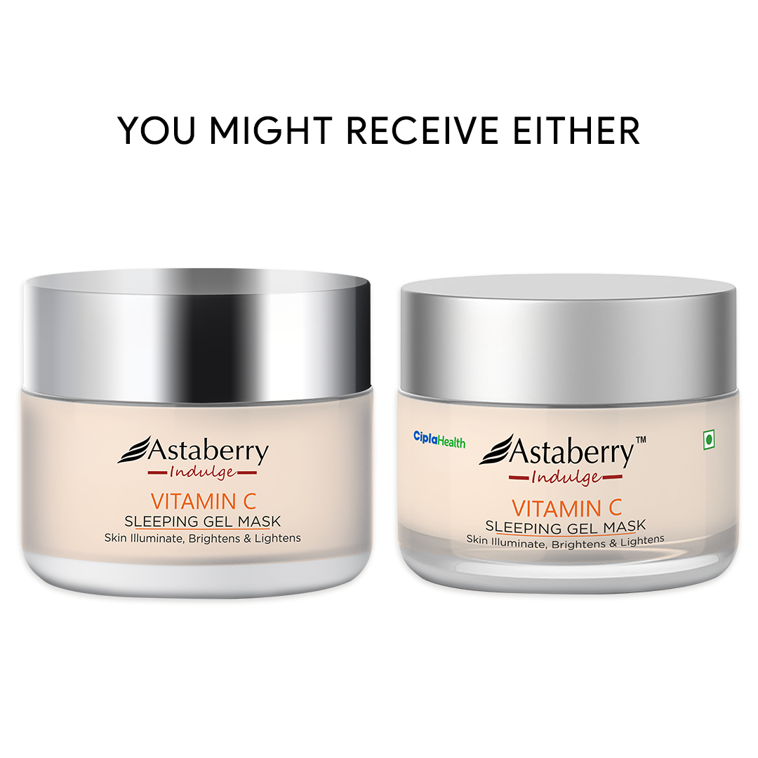 Astaberry Vitamin C Sleeping Gel Mask For soft and healthy Skin - 50ml - Image 3 - Buy from Indicrest
