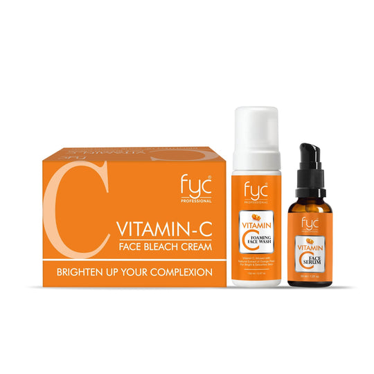 fyc-professional-vitaminc-face-bleach-cream-vitamin-foaming-face-wash-and-vitamin-face-serum-combo - Buy from Indicrest