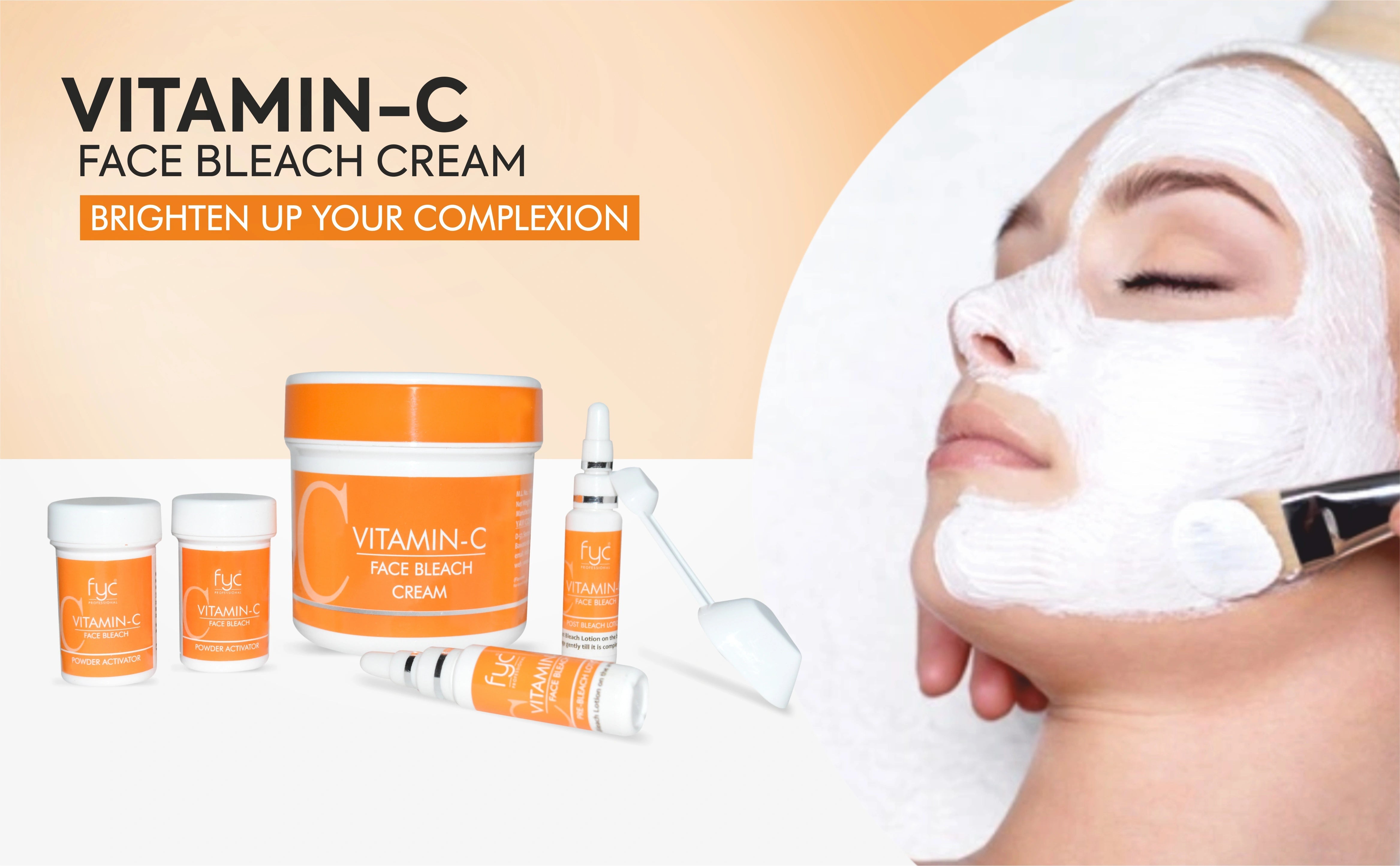 fyc-professional-vitaminc-face-bleach-cream-rejuvenates-your-natural-glow-combo-540g - Image 3 - Buy from Indicrest