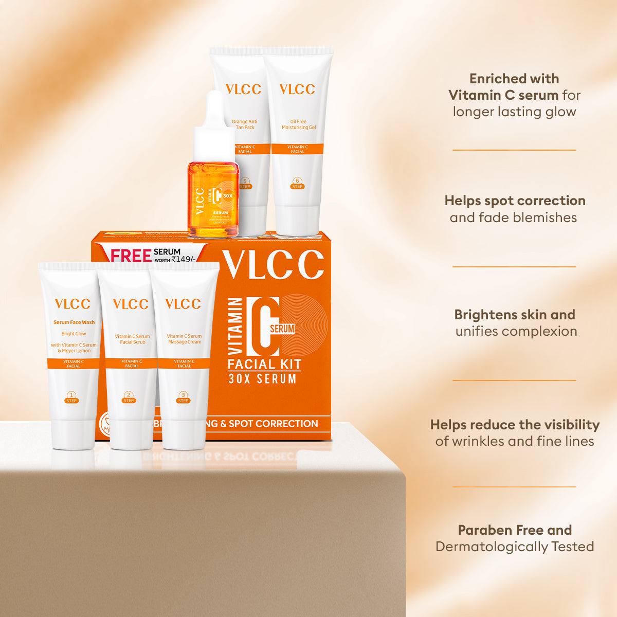 VLCC Vitamin C Facial Kit - 58 g - Image 4 - Buy from Indicrest
