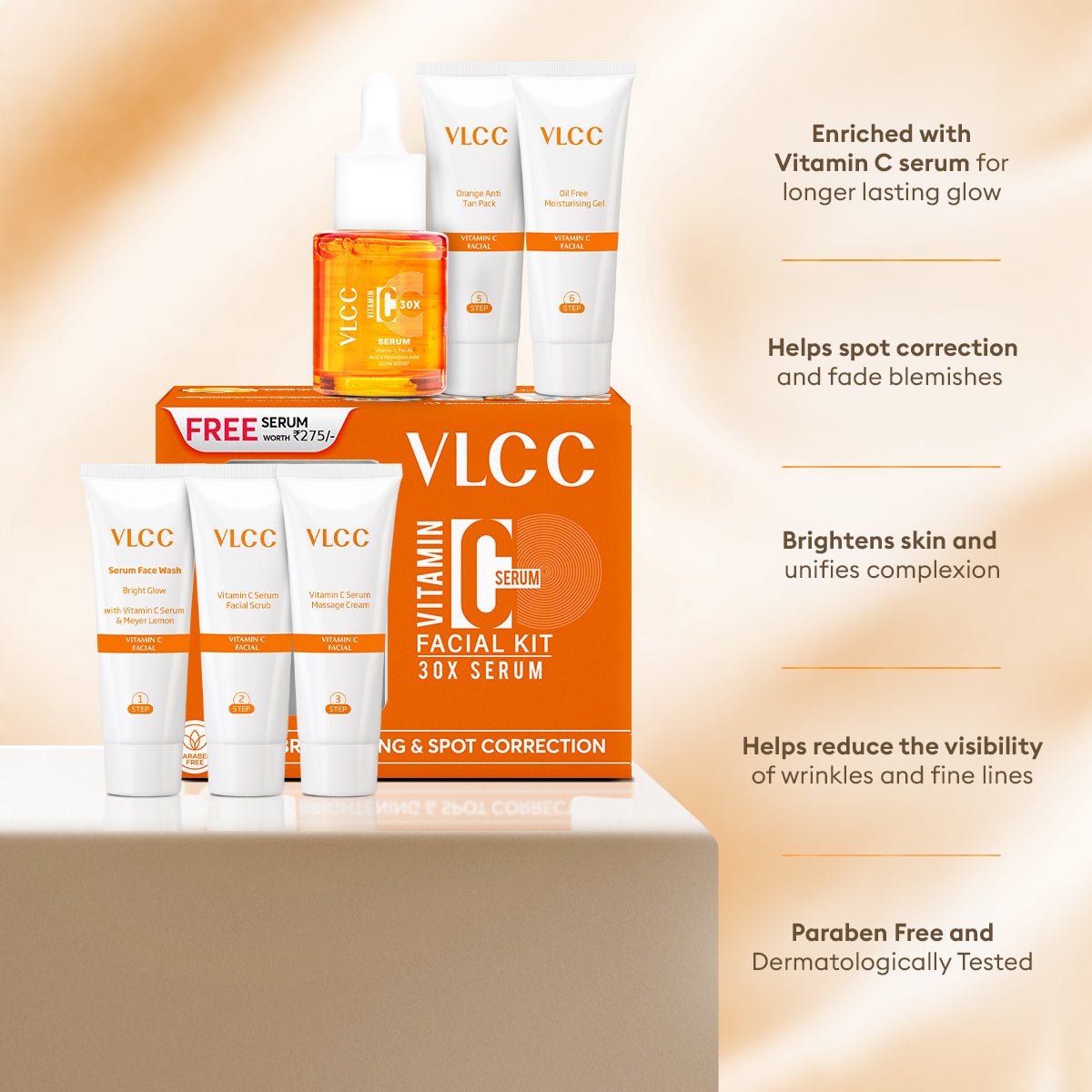 VLCC Vitamin C Facial Kit - 135 g - Image 4 - Buy from Indicrest