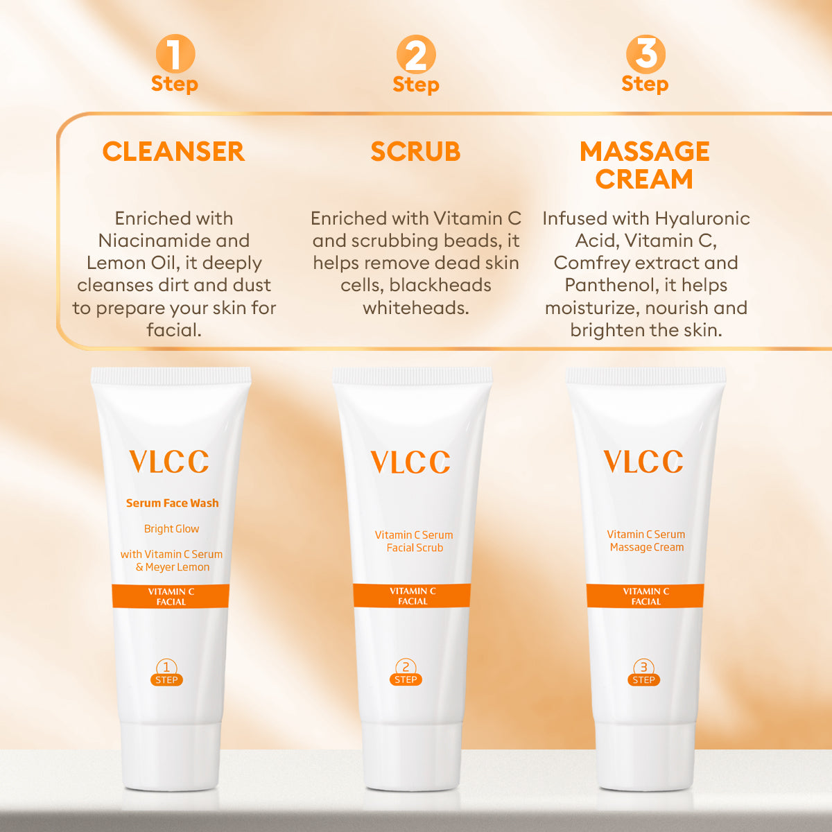 VLCC Vitamin C Facial Kit - 135 g - Image 6 - Buy from Indicrest