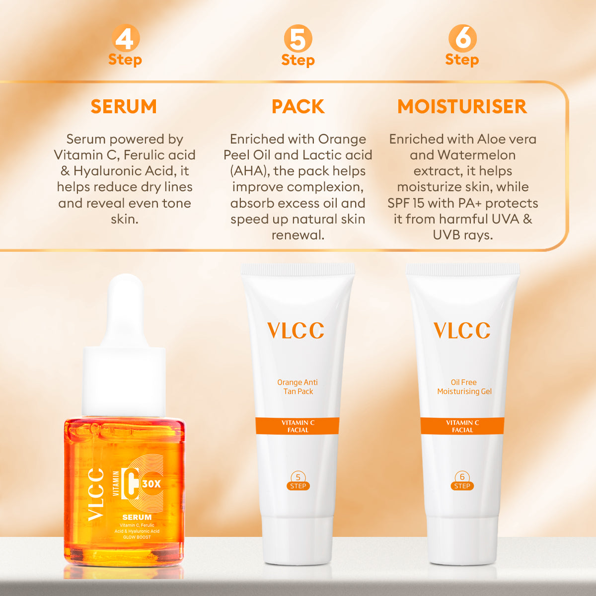 VLCC Vitamin C Facial Kit - 135 g - Image 7 - Buy from Indicrest