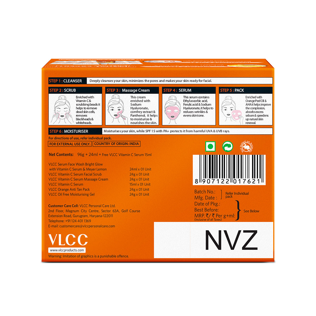 VLCC Vitamin C Facial Kit - 58 g - Image 8 - Buy from Indicrest
