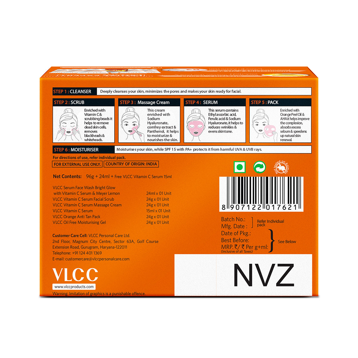 VLCC Vitamin C Facial Kit - 135 g - Image 8 - Buy from Indicrest
