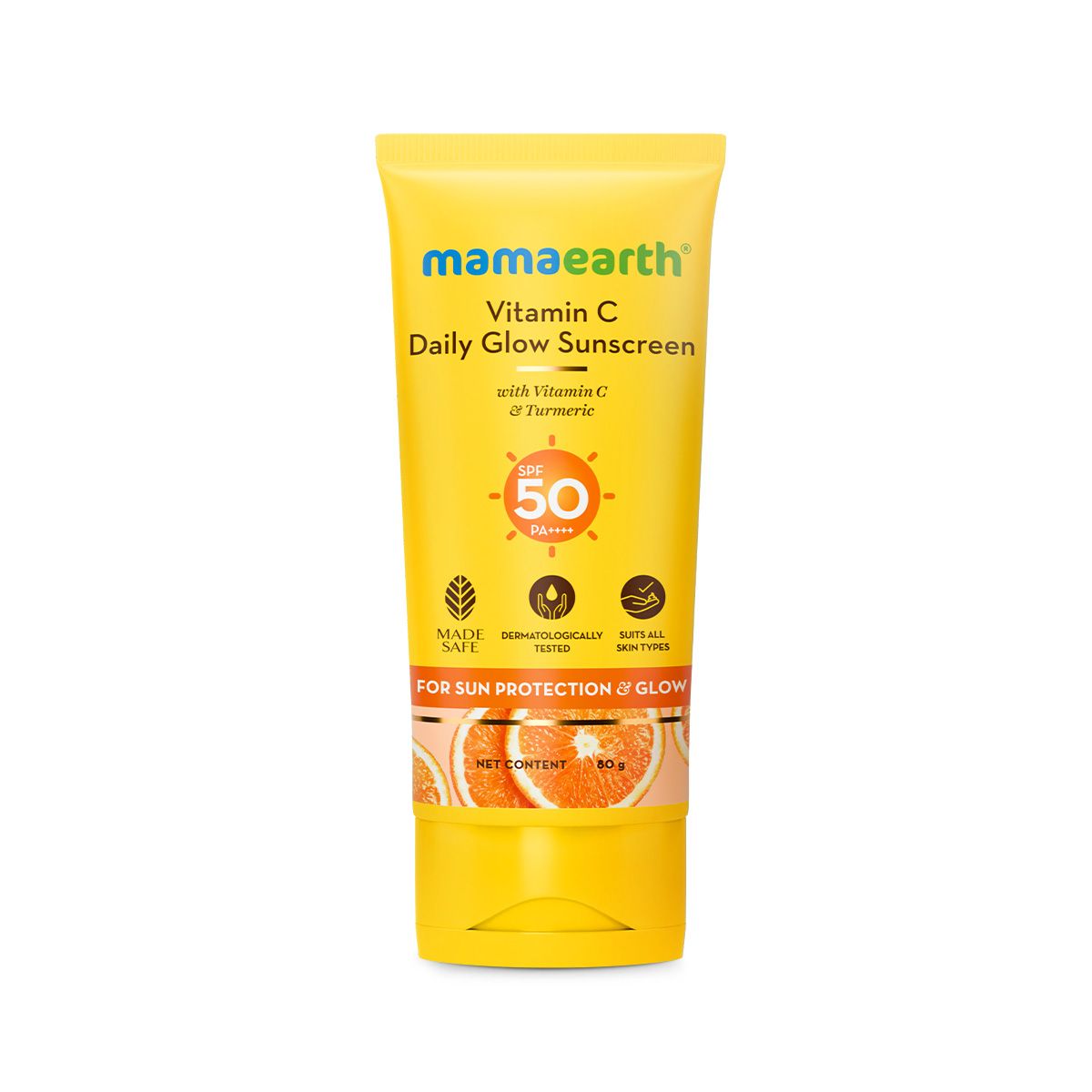 Mamaearth Vitamin C Daily Glow Sunscreen SPF 50 PA++++, 80g - Image 8 - Buy from Indicrest