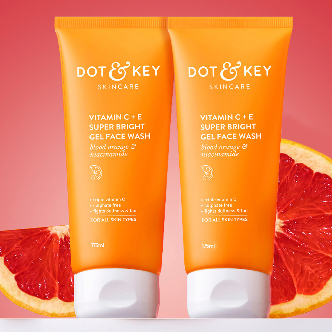 Dot & Key Vitamin C Gel Face Wash - Pack of 2, (175ml)