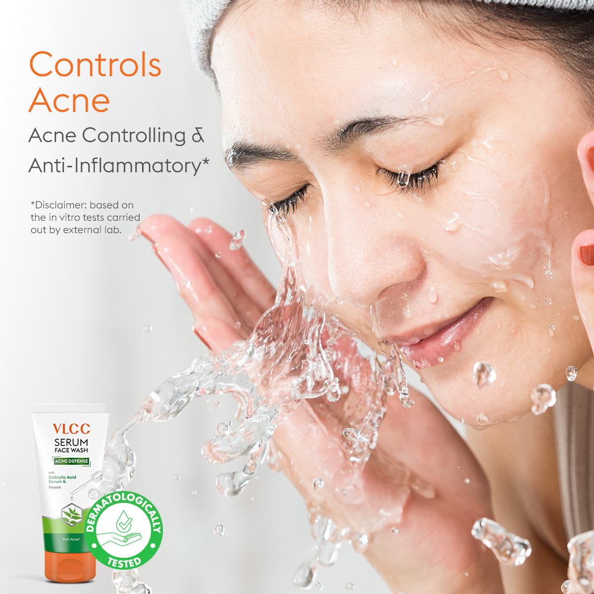 VLCC Acne Defense Serum Face Wash with Salicylic Acid Serum and Neem 300ml - B1G1 - Image 3 - Buy from Indicrest