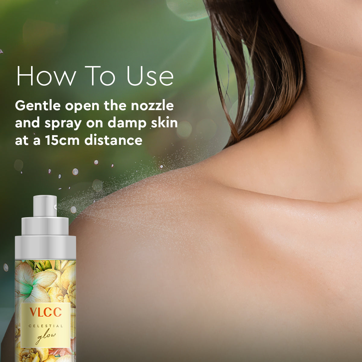 VLCC BODY MIST - Cellestial Glow - 150 ml - Image 7 - Buy from Indicrest