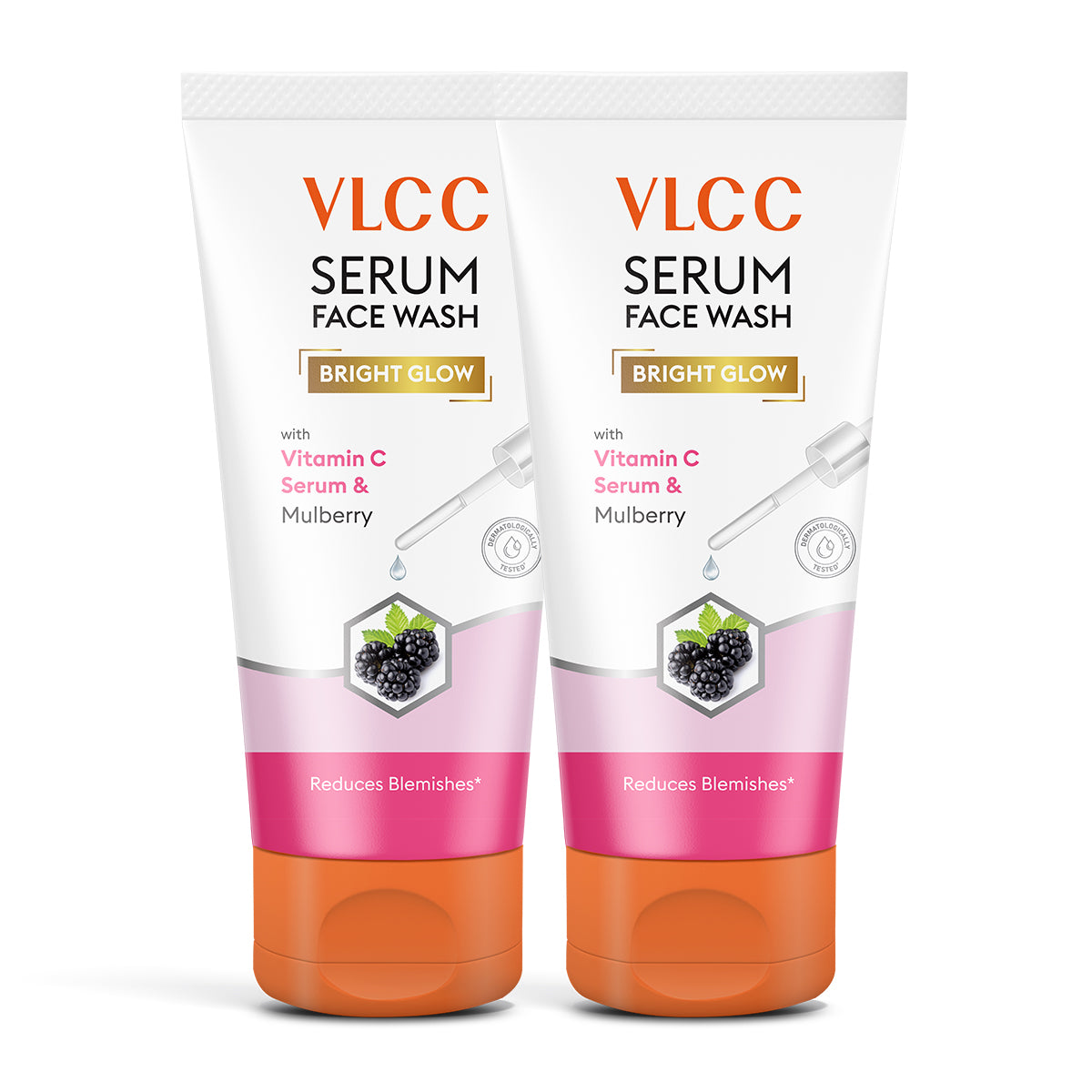 VLCC Bright Glow Serum Face Wash with Vitamin C Serum and Mulberry - 300ml - B1G1 - Buy from Indicrest