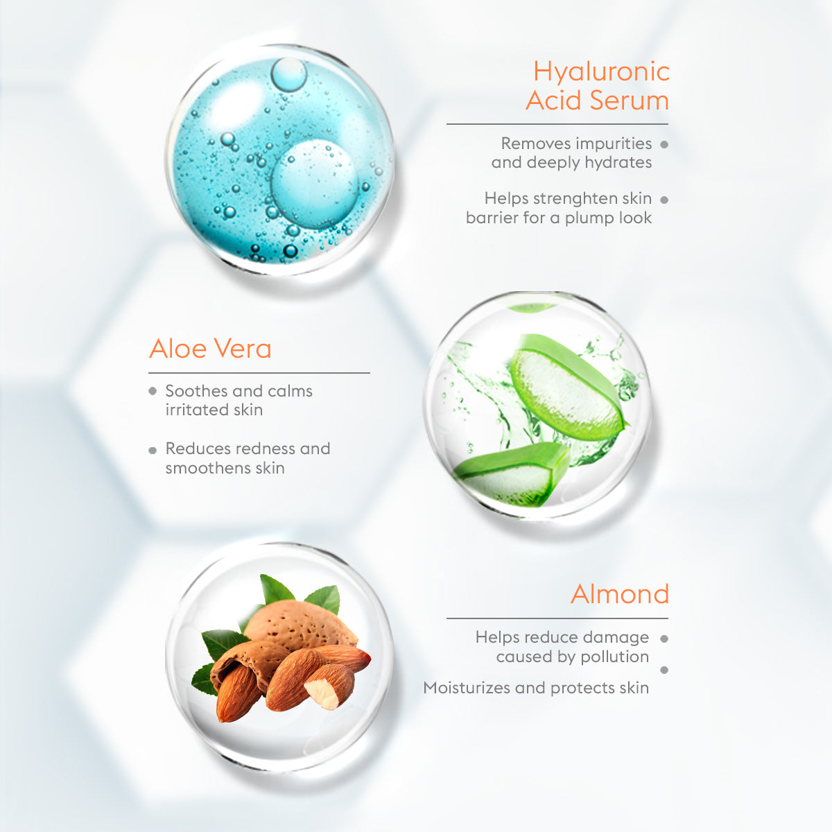 VLCC Hydra Nourish Scrub with Hyaluronic Acid Serum - 150g - Aloe Vera and Almond - Image 6 - Buy from Indicrest