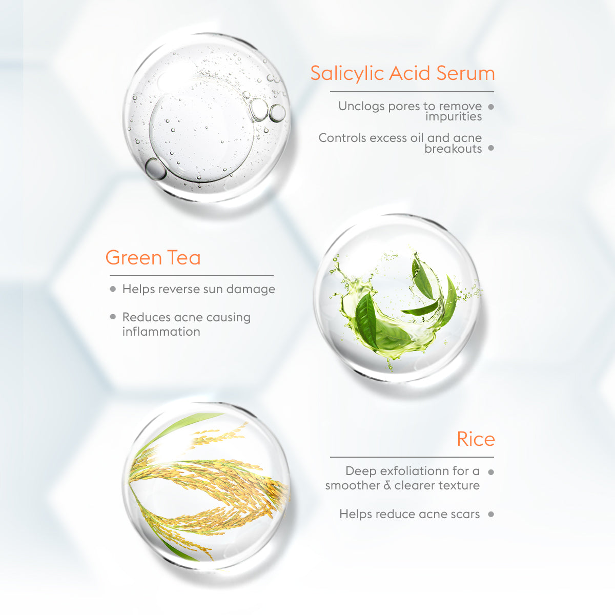 VLCC Oil Defense Scrub with Salicylic Acid Serum - 150g - Green Tea and Rice - Image 6 - Buy from Indicrest