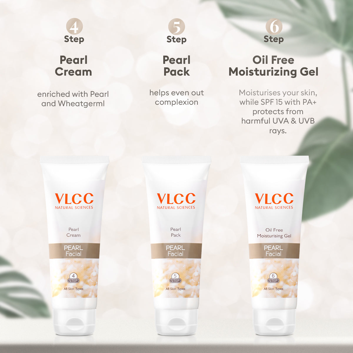 VLCC Pearl and Gold Facial Kit with Free Rose Water Toner - Image 6 - Buy from Indicrest
