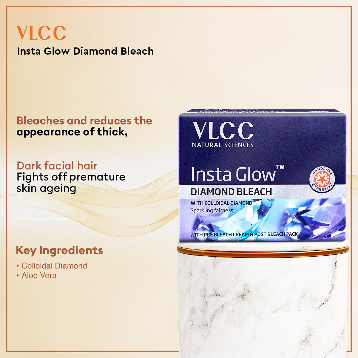 VLCC Salon At Home Combo - Anti Tan Facial Kit and Diamond Bleach - Image 3 - Buy from Indicrest