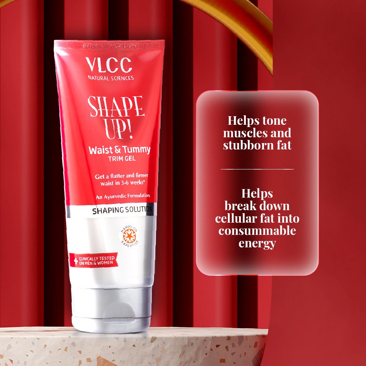 VLCC Shape Up Waist and Tummy Trim Gel and Ayurveda Soothing Aloevera Gel - Image 3 - Buy from Indicrest