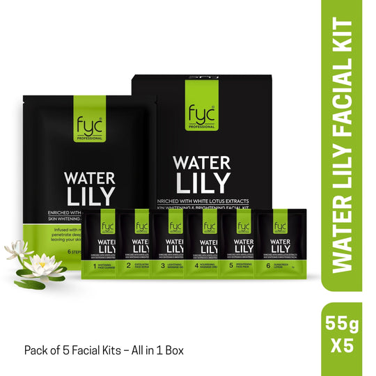 fyc-professional-water-lily-6-steps-facial-kit-pack-of-5x55g - Buy from Indicrest