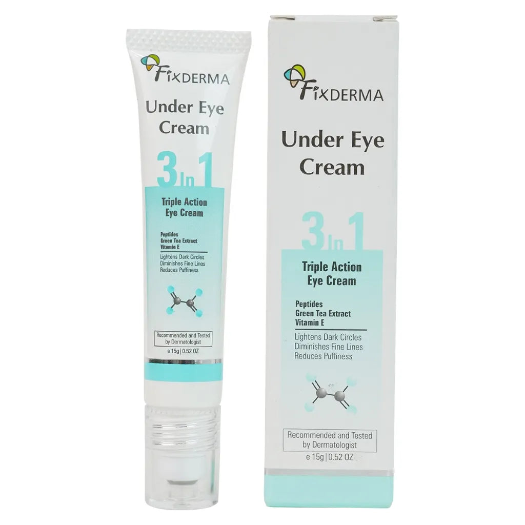 Fixderma Under Eye Roll On Cream | Triple Action Eye Cream for dark circle, puffiness & fine lines, 15g - Image 8 - Buy from Indicrest