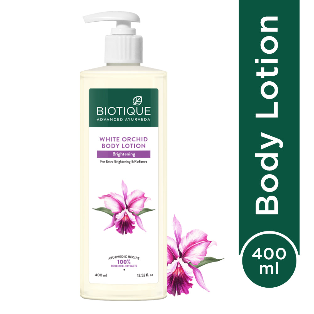 Biotique White Orchid Brightening Body Lotion For Extra Brightening & Radiance, 180ml - Image 5 - Buy from Indicrest