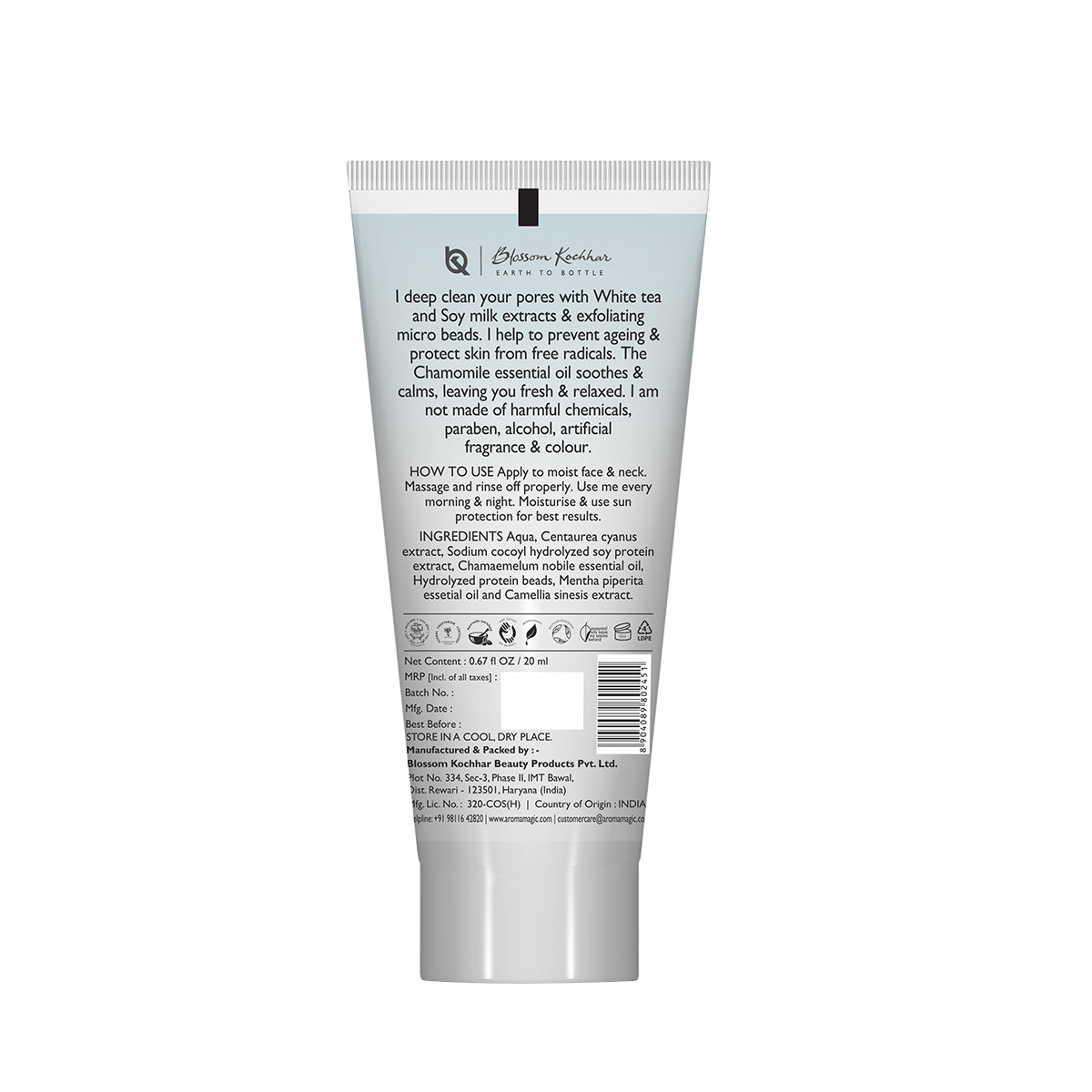 Aroma Magic White Tea & Chamomile Face Wash For All Skin Type, 100ml - Image 7 - Buy from Indicrest